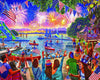 4th Fireworks 1000 Piece Jigsaw Puzzle by White Mountain Puzzle